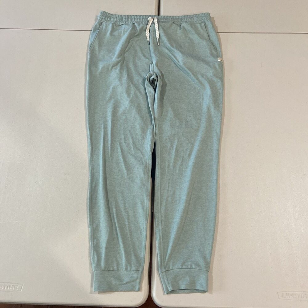 Vuori Women's Performance Joggers -  Heather Seafoam Green - Large - VW303